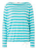 Timezone Sweter w kolorze błękitno-białym