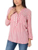 Timezone Blouse rood/wit