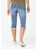 Timezone Jeans-Caprihose in Blau