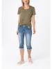 Timezone Jeans-Caprihose in Blau