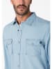 Timezone Koszula dżinsowa - Slim fit - w kolorze błękitnym