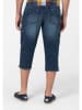 Timezone Jeans-Caprihose in Dunkelblau