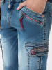 Timezone Szorty dżinsowe - Regular fit - w kolorze niebieskim