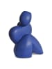 Deco Lorrie Figurka dekoracyjna "Assise" w kolorze niebieskim - 12 x 15 x 8 cm