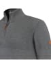 MGO leisure wear Pullover "Skane" in Grau