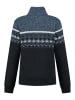 MGO leisure wear Fleece vest "Denise" donkerblauw/blauw