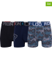 CR7 3-delige set: boxershorts zwart/donkerblauw