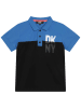 DKNY Koszulka polo w kolorze niebiesko-czarnym