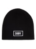DKNY Czapka w kolorze kremowo-czarnym