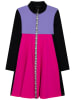 DKNY Kleid in Pink/ Schwarz/ Lila