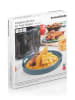 InnovaGoods Vouwbare siliconen inzet voor heteluchtfriteuses geel/grijs - Ø 21,5 cm