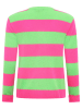 Zwillingsherz Kaschmir-Pullover in Pink/ Grün