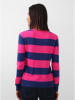 Zwillingsherz Kaszmirowy sweter w kolorze granatowo-różowym