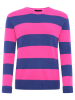 Zwillingsherz Kaszmirowy sweter w kolorze granatowo-różowym
