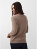 Zwillingsherz Kaszmirowy sweter w kolorze jasnobrązowym
