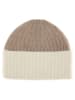 Zwillingsherz Kaszmirowa czapka beanie w kolorze beżowym