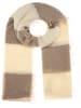 Zwillingsherz Kasjmier sjaal beige/lichtbruin - (L)202 x (B)83 cm