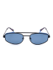 Polaroid Unisex-Sonnenbrille in Schwarz/ Blau