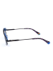 Polaroid Unisex-Sonnenbrille in Schwarz/ Blau