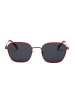 Polaroid Okulary przeciwsłoneczne unisex w kolorze czerwono-czarnym