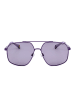 Polaroid Okulary przeciwsłoneczne unisex w kolorze fioletowym