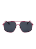 Polaroid Okulary przeciwsłoneczne unisex w kolorze czerwono-czarnym