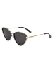 Polaroid Damen-Sonnenbrille in Grau/ Gold