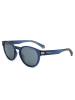 Polaroid Okulary przeciwsłoneczne unisex w kolorze niebiesko-szarym