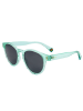 Polaroid Unisex-Sonnenbrille in Mint/ Schwarz