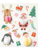 folia PAPER Stickers "Christmas" meerkleurig