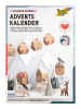 folia PAPER Kalendarz adwentowy "Village in the snow" w kolorze jasnobrązowym
