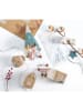 folia PAPER Kalendarz adwentowy "Village in the snow" w kolorze jasnobrązowym