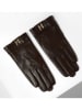 Karl Lagerfeld Skórzane rękawiczki w kolorze brązowym