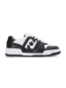 Liu Jo Skórzane sneakersy w kolorze czarno-białym