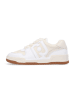 Liu Jo Skórzane sneakersy w kolorze beżowo-białym