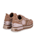 Liu Jo Skórzane sneakersy w kolorze jasnobrązowo-jasnoróżowym