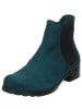 Think! Leder-Chelsea-Boots in Blau