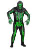 Widmann 3-częściowy kostium "NEON SKELETT" w kolorze czarno-zielonym
