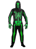 Carnival Party 3-częściowy kostium "NEON SKELETON" w kolorze czarno-zielonym