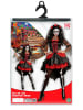 Widmann 2-delig kostuum "BRUID DIA DE LOS MUERTOS" zwart/rood
