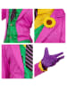 Widmann 4-delig kostuum "EVIL CLOWN" paars/groen