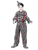 Carnival Party 2-delig kostuum "RETRO CLOWN" zwart/wit
