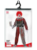 Widmann 2tlg. Kostüm "KILLERCLOWN" in Schwarz/ Rot