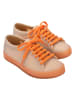 Melissa Sneakers in Beige/ Orange