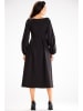 Awama Kleid in Schwarz