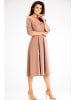 Awama Kleid in Beige