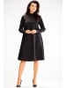 Awama Kleid in Schwarz
