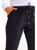 Awama Spodnie w kolorze czarnym