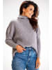 Awama Rollkragenpullover in Grau