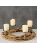 Boltze Kerzenleuchter "Palu" in Natur - Ø 43 cm